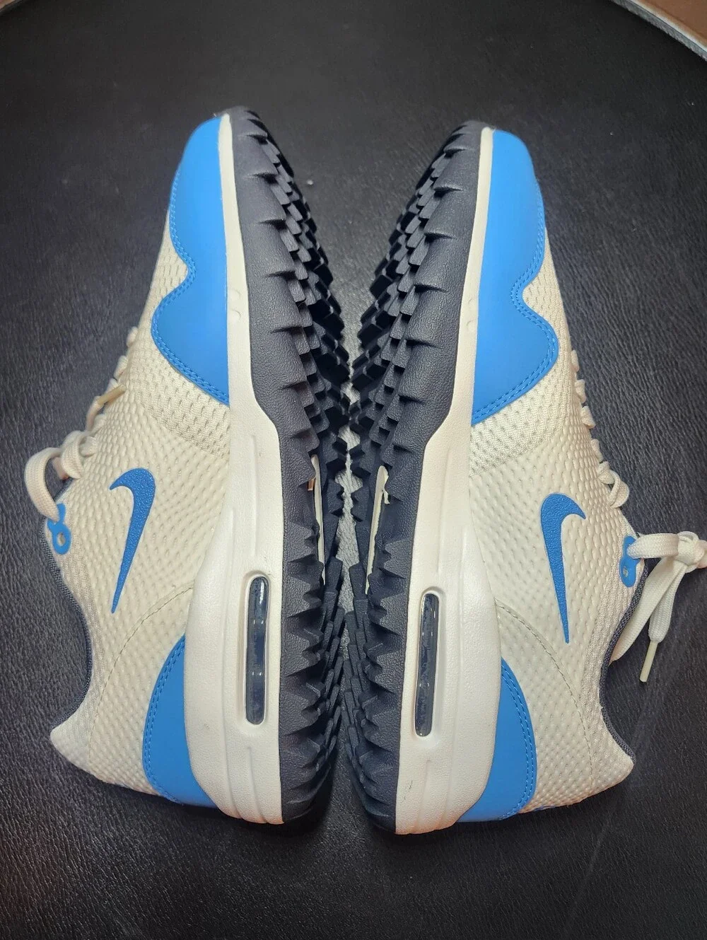 Nike Air Max Golf Sz 8.5 Mens New Womens Sz 10 Soft Spike White/Light Blue